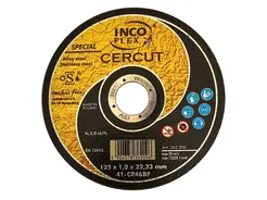Incoflex Tarcza  do cięcia metalu CERCUT ceramiczna M41 125x1,0mm CR46BF