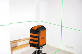 Neo Laser budowlany krzyżowy 15m zielony 75-106 - 4