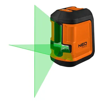 Neo Laser budowlany krzyżowy 15m zielony 75-106 - 5