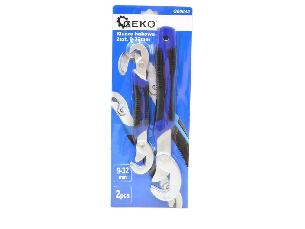 Geko Klucze hakowe 2szt. 9-32mm G00845