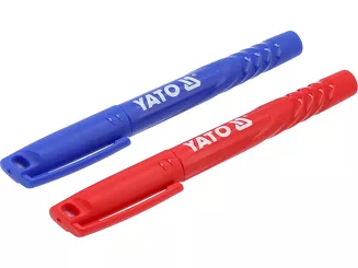 Yato Markery techniczne budowlane niebieski i czerwony 2 szt. YT-69301 - 3