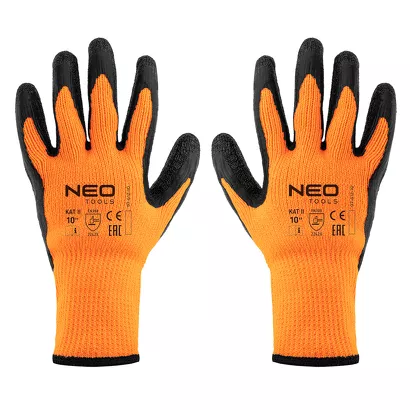 Neo Rękawice robocze ocieplane, poliester powlekane lateksem, 2242X, rozmiar 10 97-612-10