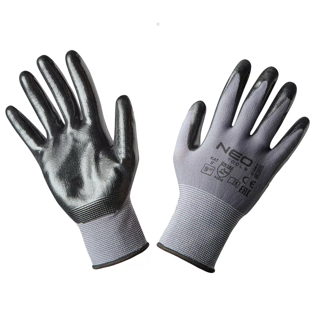 Neo Rękawice robocze, nylon pokryty nitrylem, 4131X, rozmiar 9 97-616-9