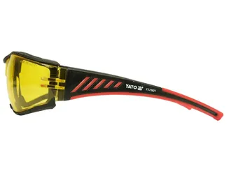 Yato Okulary ochronne Komfort+ żółte YT-73621  - 3