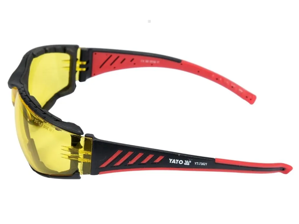 Yato Okulary ochronne Komfort+ żółte YT-73621 