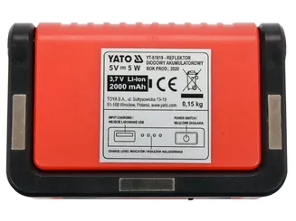 Yato Reflektor przenośny 5W COB 300 lm YT-81819  PROMOCJA - 2