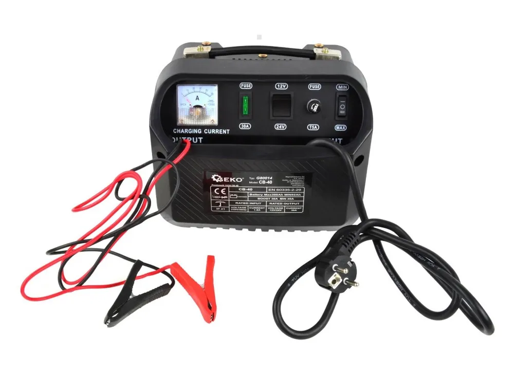 Geko Prostownik 12/24V CB-40 G80014