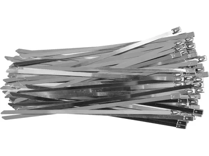 Yato Opaski zaciskowe ze stali nierdzewnej 4,6 x 200 mm 100 szt. YT-70561