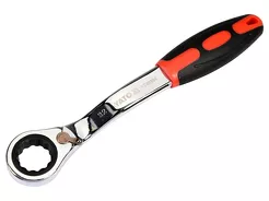 Yato Klucz oczkowy odgięty przelotowy z grzechotką 22 mm YT-02384