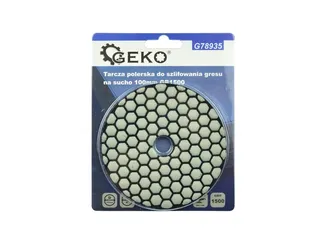 Geko Tarcza do szlifowania gresu 100mm GR1500 na sucho G78935 - 4