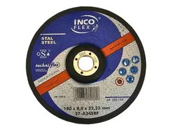 Incoflex Tarcza do szlifowania metalu Standard STAL M27 180 x 6,0mm A24SBF