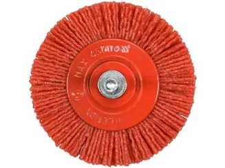 Yato Szczotka tarczowa z trzpieniem 75mm nylon YT-47791 - 2