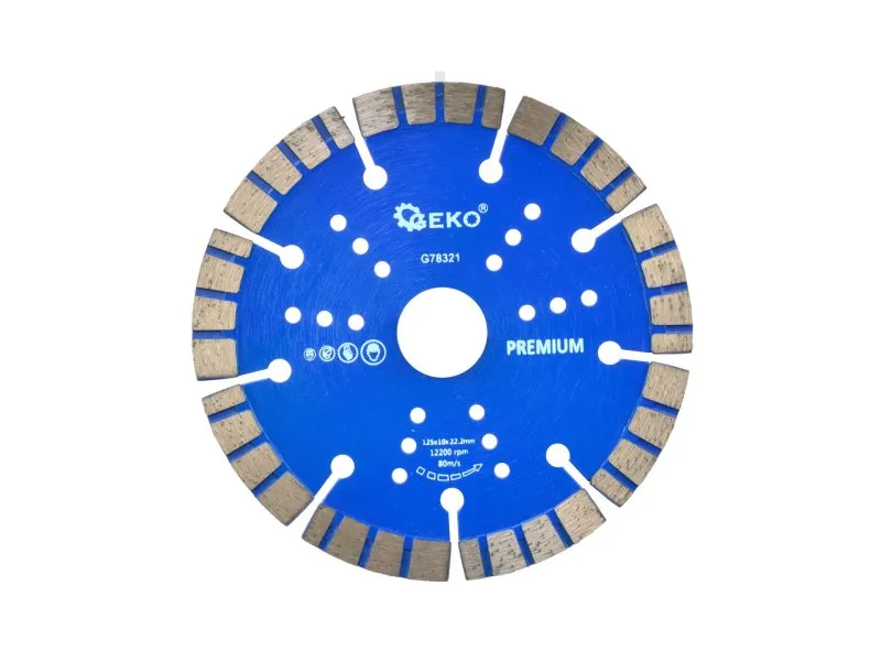 Geko Tarcza diamentowa do cięcia betonu segmentowa 125x22.2mm G78321 