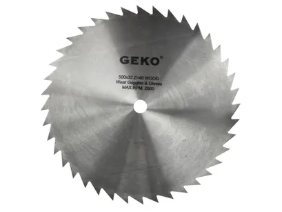 Geko Tarcza do cięcia drewna 500x32mm 40z. G00073 