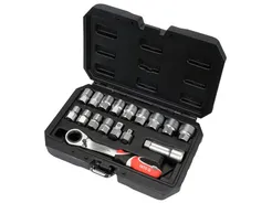 Yato Klucze nasadowe przelotowe Spline z grzechotką 10-24mm YT-38653