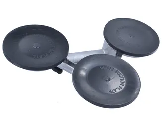 Drel Uchwyt przyssawka do szyb, aluminiowa potrójna CON-UCS-03 - 3