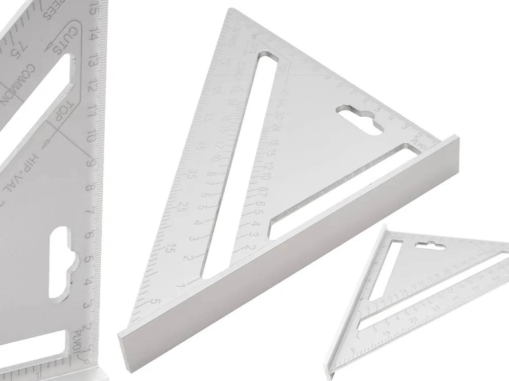 Geko Kątownik stolarski aluminiowy ze stopką G29070