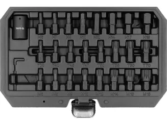 Yato Zestaw kluczy bitów udarowych trzpieniowych Hex Torx Spline YT-10657 - 2