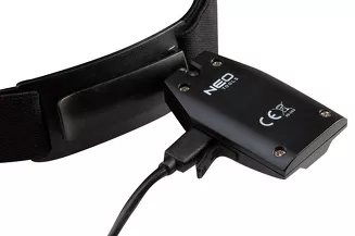 Neo Latarka czołowa akumulatorowa USB 180 lm COB LED + czujnik ruchu 99-069 - 5