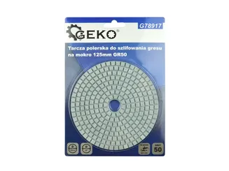 Geko Tarcza do szlifowania gresu 125mm GR50 na mokro G78917 - 4