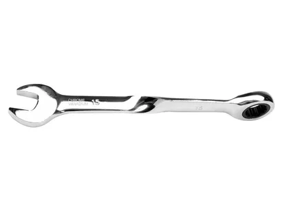 Yato Klucz płasko-oczkowy skręcony z grzechotką 15mm YT-01877