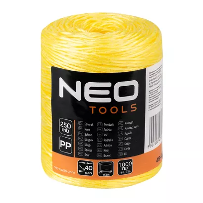 NEO Tools Sznurek polipropylenowy 250 m uniwersalny 49-932