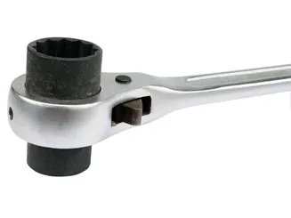 Yato Klucz nasadowy dwustronny z grzechotką 19x22 mm YT-4937 - 3