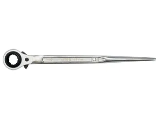 Yato Klucz nasadowy dwustronny z grzechotką 19x22 mm YT-4937 - 4