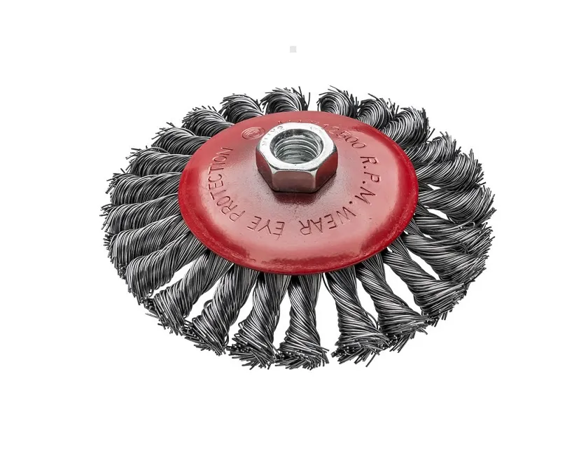 Drel Szczotka talerzowa skręcona 125mm M14  CON-SRR-TLOS125 