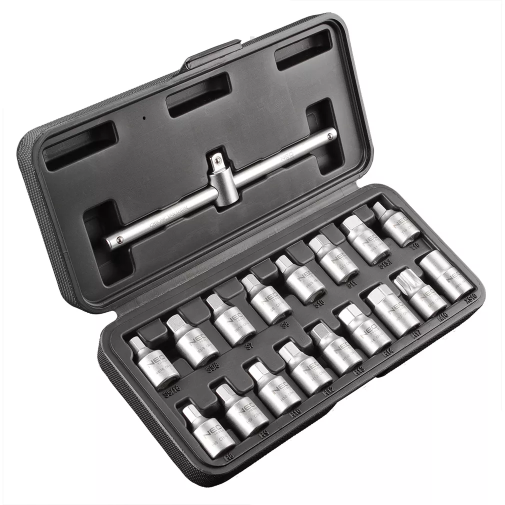 NEO Tools Zestaw kluczy do korka oleju 3/8