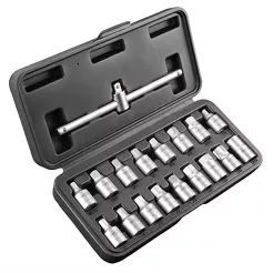 NEO Tools Zestaw kluczy do korka oleju 3/8" 18 el. 11-235