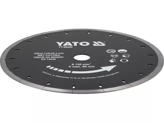 Yato Tarcza diamentowa do ceramiki na mokro 250 mm YT-59956 - 3