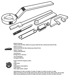 Neo Blokada rozrządu BMW Land Rover Opel M41 M51 1,7/2,5D 11-317  - 2