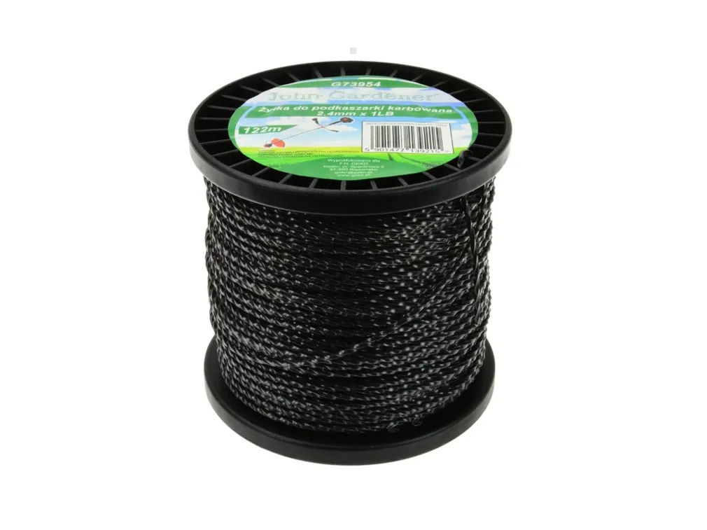 Geko Żyłka do podkaszarki karbowana 2.4mmx1LB 122m G73954
