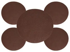 Drel Papier ścierny na rzep krążek 125mm P80 5szt. CON-RPZ-1308 