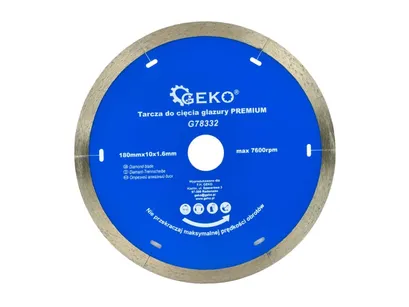 Geko Tarcza diamentowa do cięcia glazury 180mm G78332