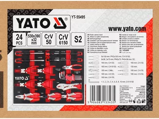 Yato Wkład narzędziowy EVA 24 el. YT-55495 - 2