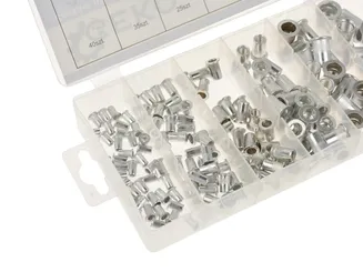 Geko Nitonakrętki aluminiowe 150szt. G02911 - 2