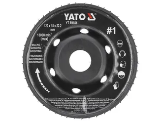 Yato Frez tarnik pełny wypukły 120x18 nr1 YT-59184 - 3