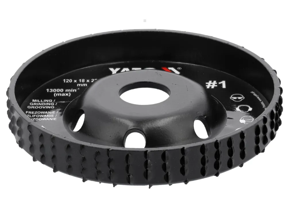 Yato Frez tarnik pełny wypukły 120x18 nr1 YT-59184