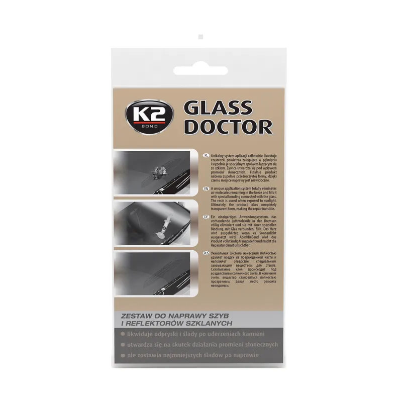K2 Preparat do naprawy szyb i reflektorów szklanych Glass Doctor B350 