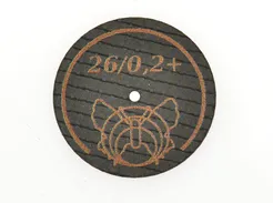 Motyl Tarcza wzmacniana elastyczna do cięcia metalu 22x0,2mm  22/0,2 BF 