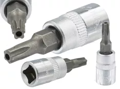Jonnesway Klucz wpustowy Torx pieciokątny z otworem z nasadką TS10 S08H2TS10 