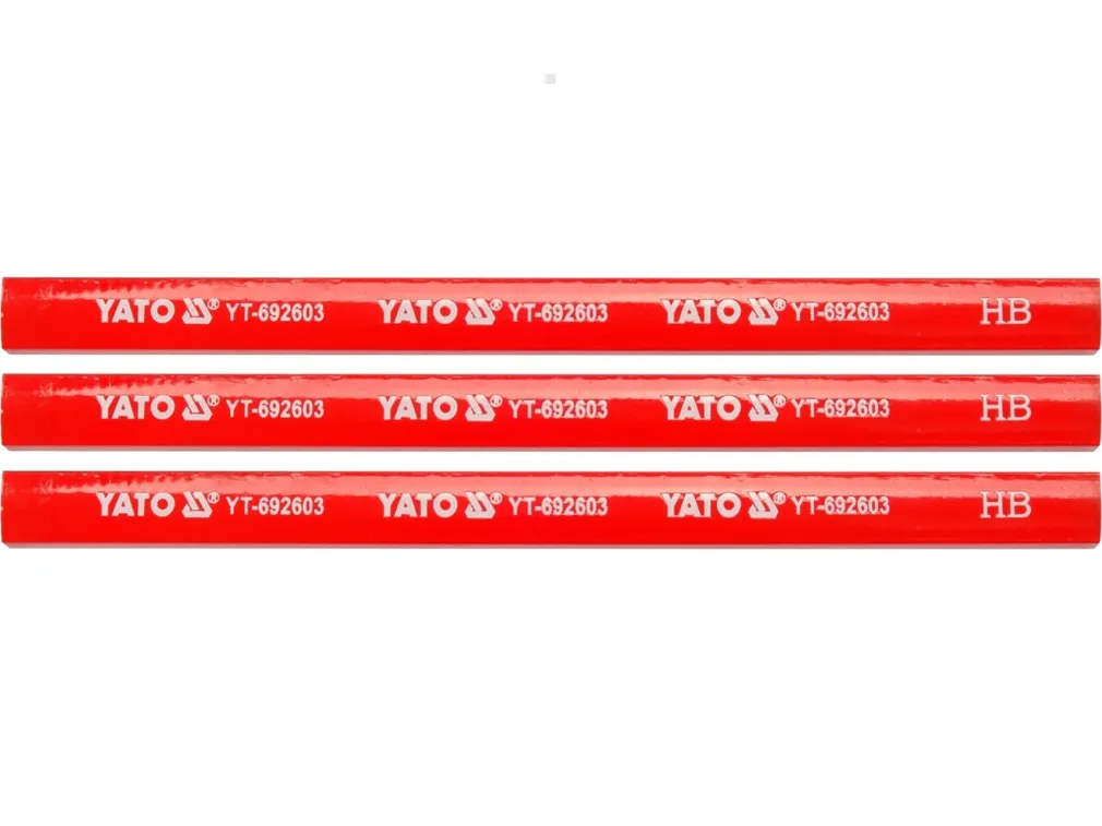 Yato Ołówki stolarskie HB 3szt YT-692603