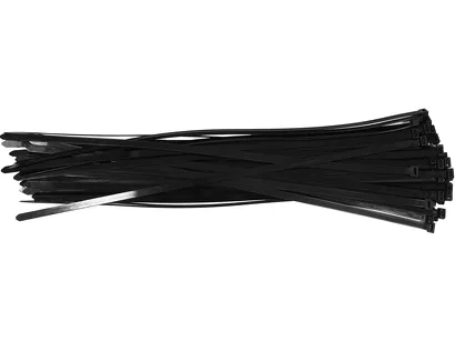 Yato Opaski zaciskowe nylonowe czarne 430 x 7,6 mm 50 szt. YT-70654