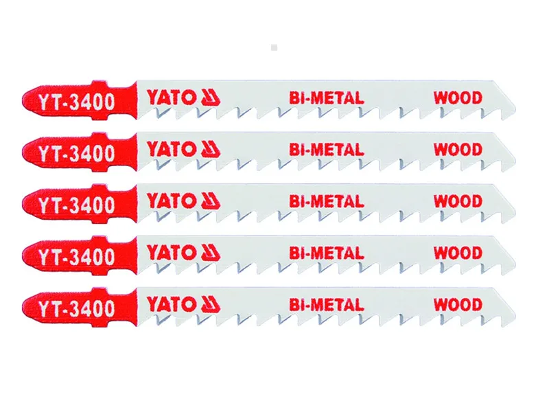 Yato Brzeszczoty do wyrzynarek BI-METAL do drewna 6 TPI 5 szt. YT-3400 