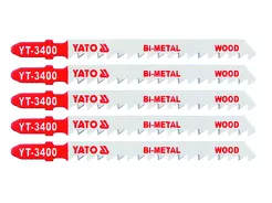Yato Brzeszczoty do wyrzynarek BI-METAL do drewna 6 TPI 5 szt. YT-3400 