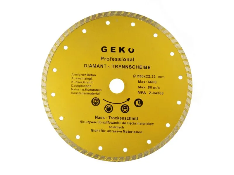 Geko Tarcza diamentowa do cięcia Turbo Profi 230x2mm G00264 