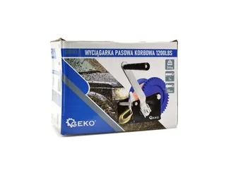 Geko Wyciągarka pasowa korbowa 1200lbs G01085 - 5