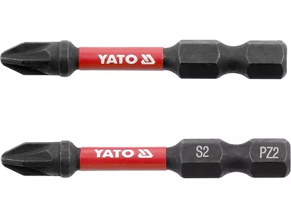 Yato Bity udarowe 1/4"x50 mm PZ2 2 szt. YT-78044